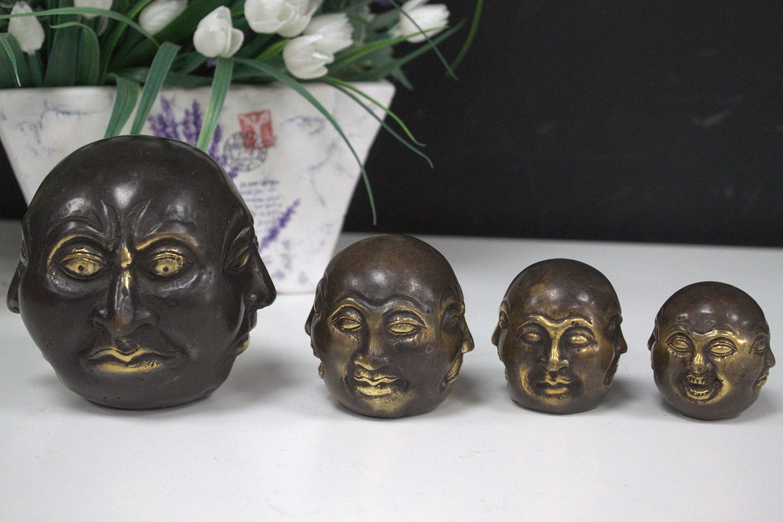Fengshui - Four Face Buddha - 4.5cm - Image 7
