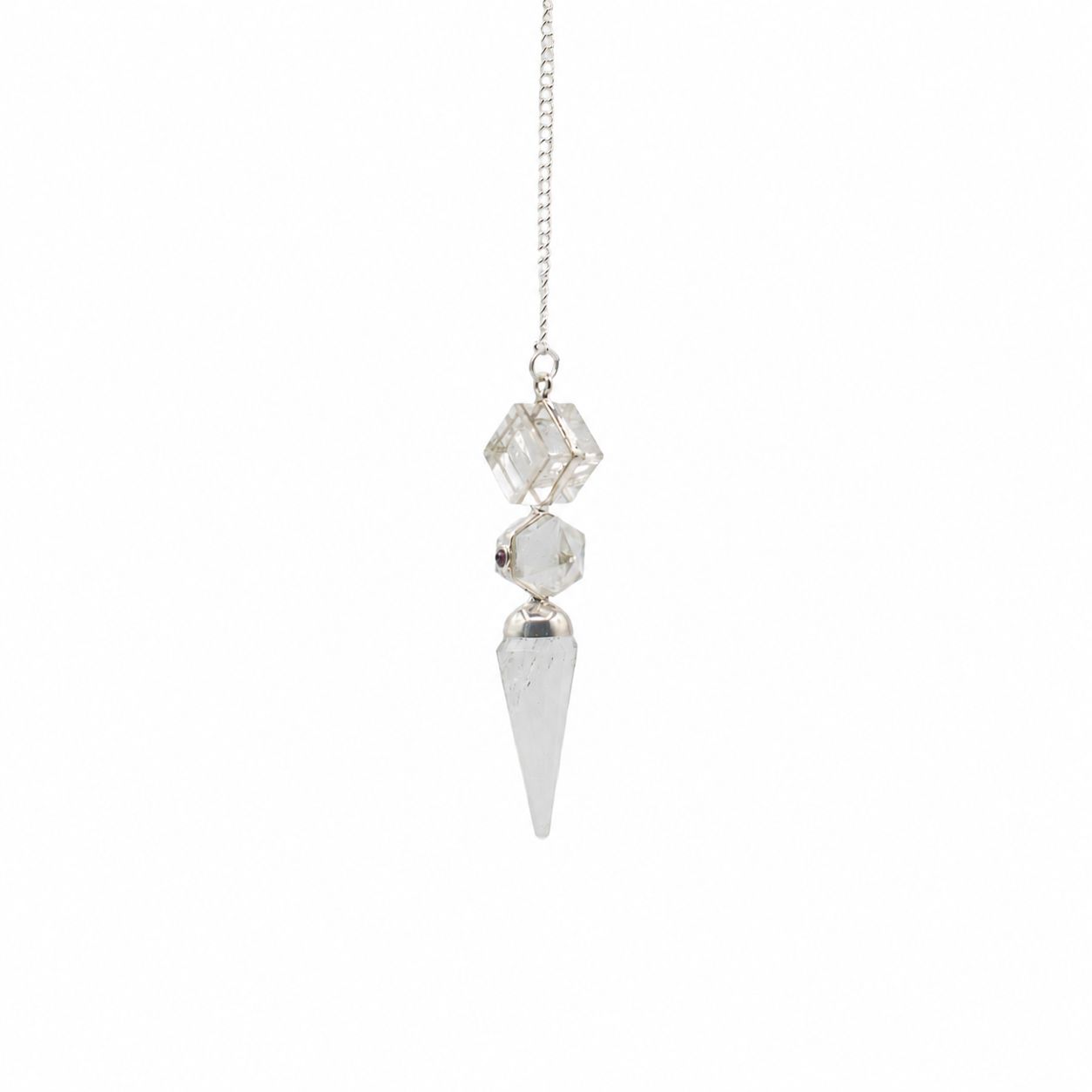 The Architect of Clarity - Three Piece Pendulum - Crystal Quartz - Image 2