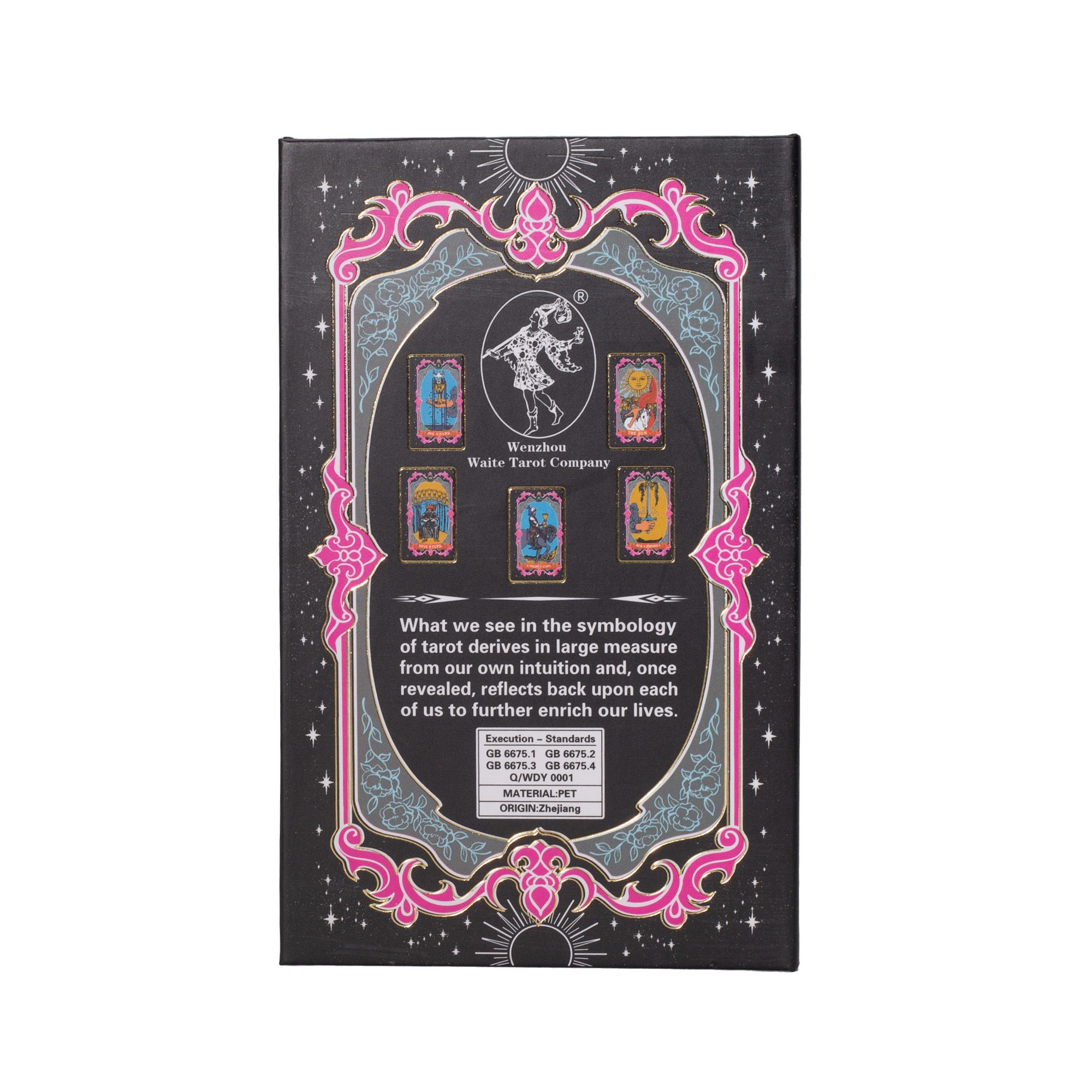 Gold Foil Tarot Card Set - with booklet