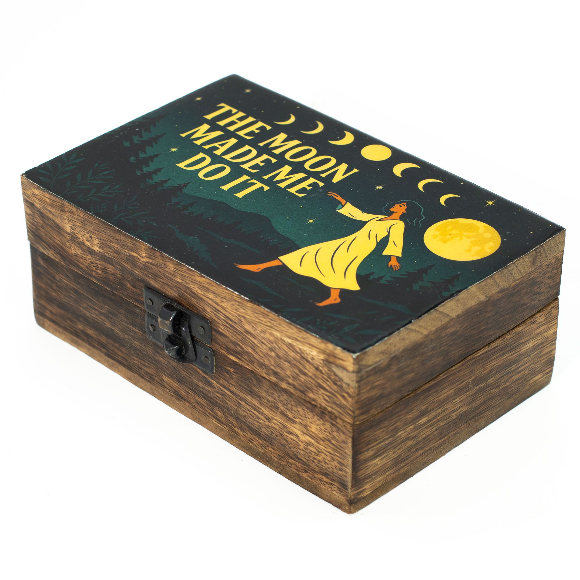 Medium Enamelled Box - The Moon Made me Do It - Image 6