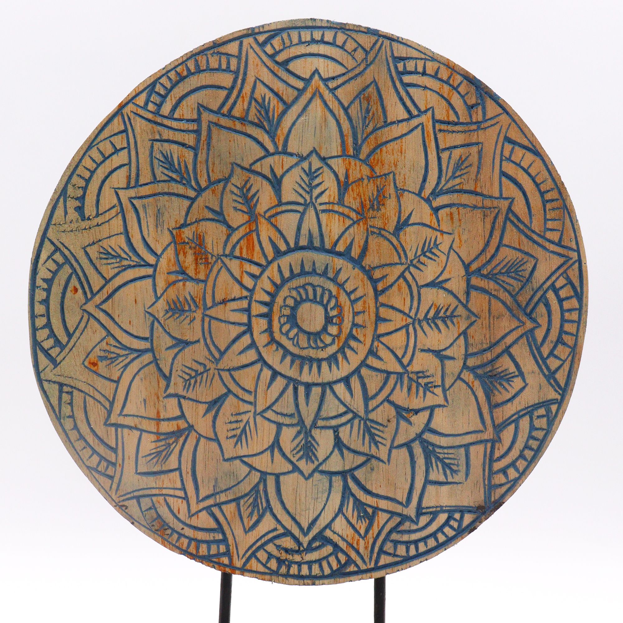 Buddha Feng Shui Set - Flower Mandala - Blue - Image 7