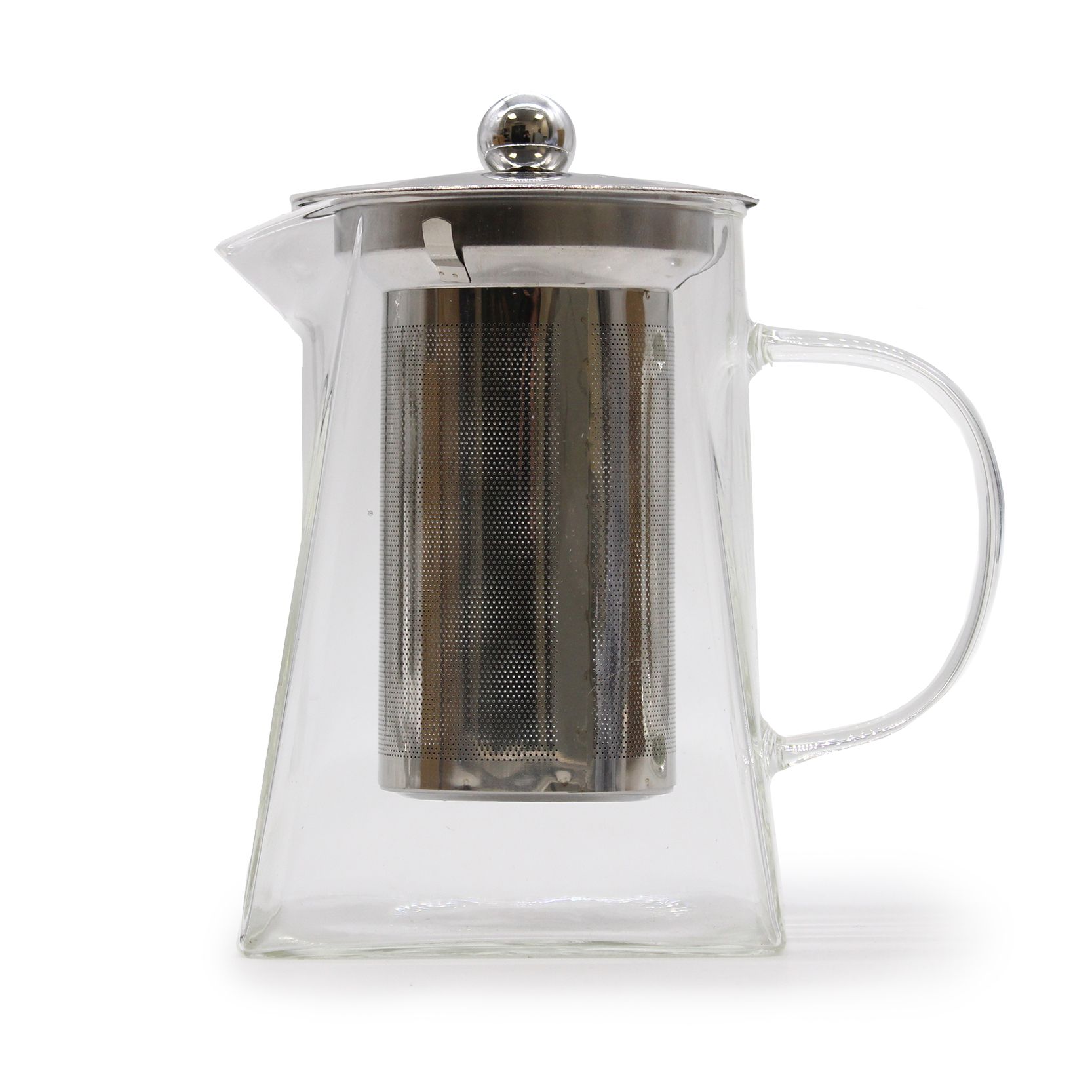Glass Infuser Teapot - Tower Shape - 750ml - Image 2
