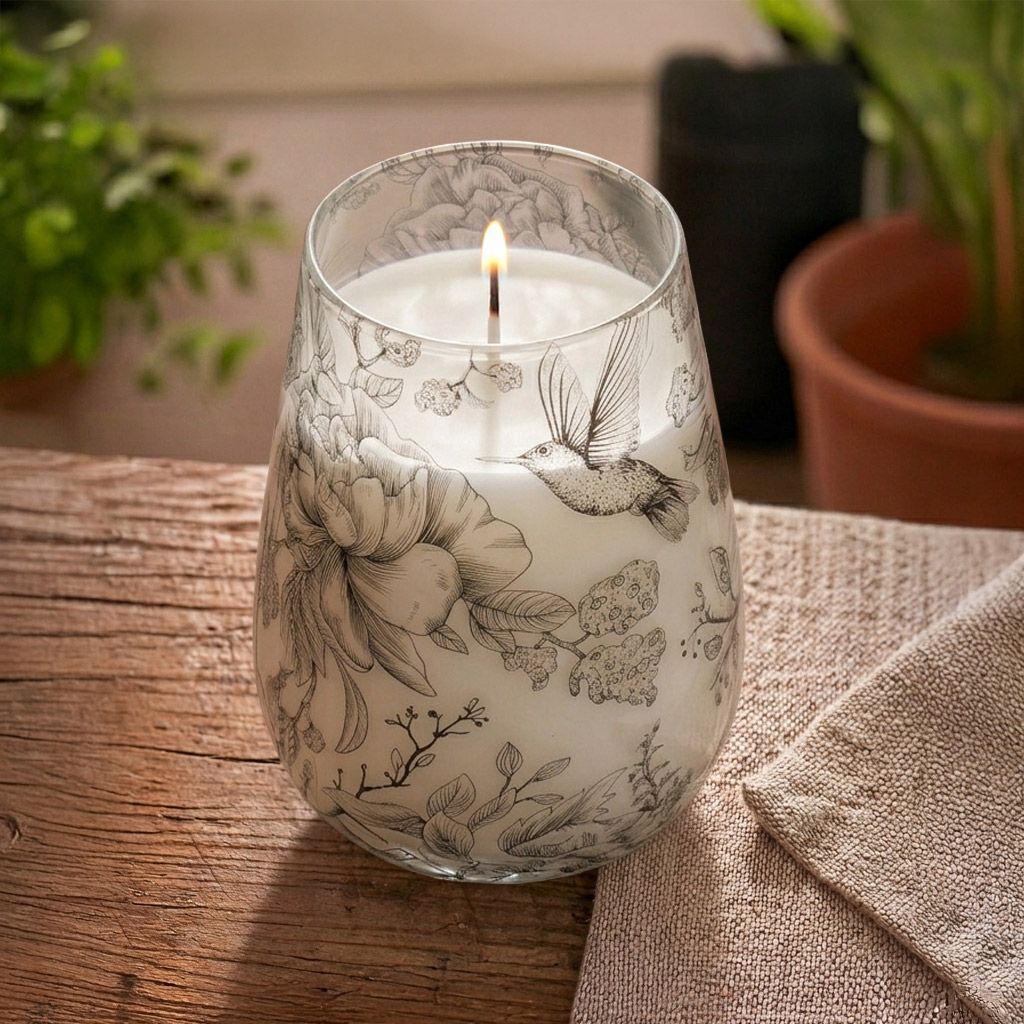 Tall Glass Jar Candles - Drawn by Flame - Image 4
