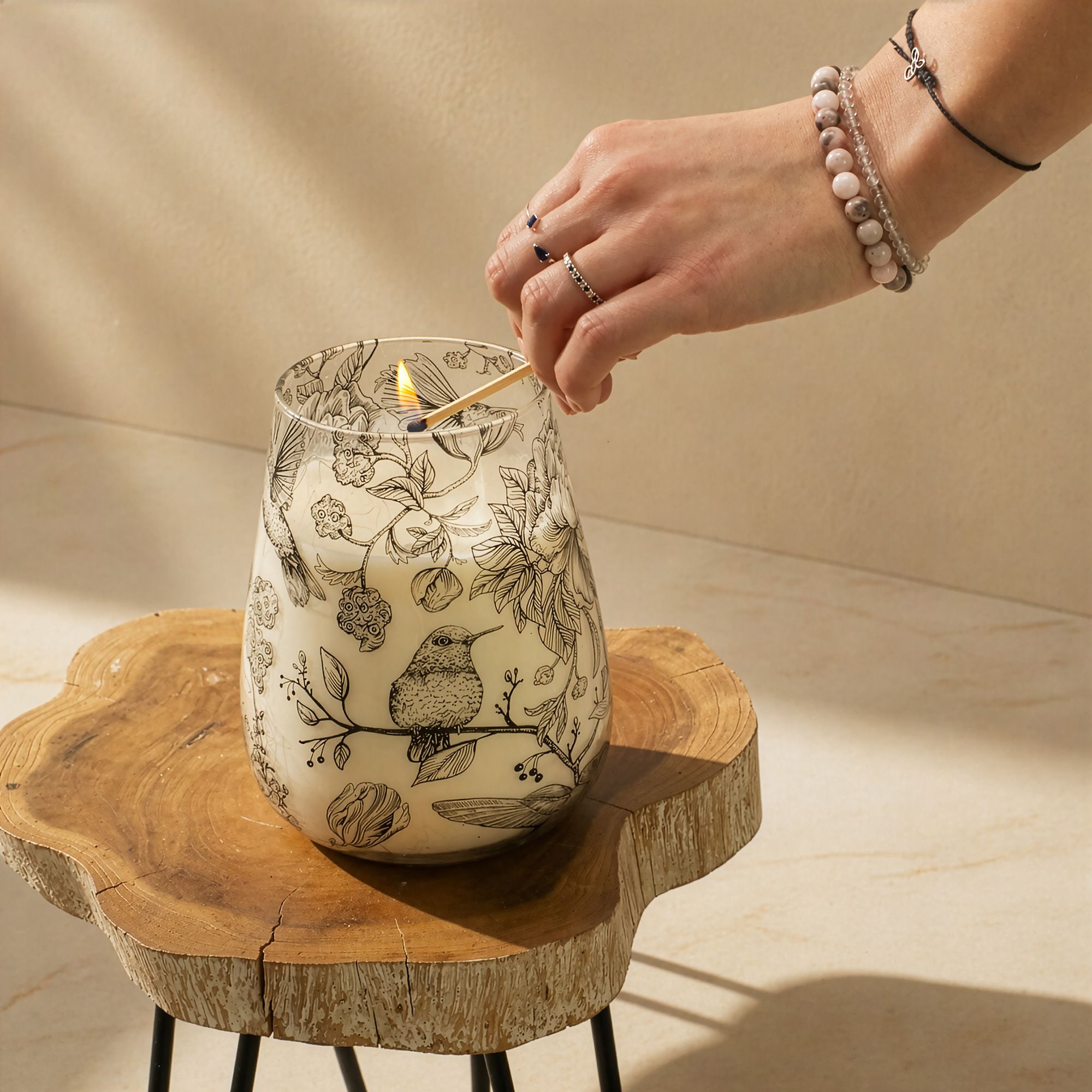 Tall Glass Jar Candles - Drawn by Flame - Image 5