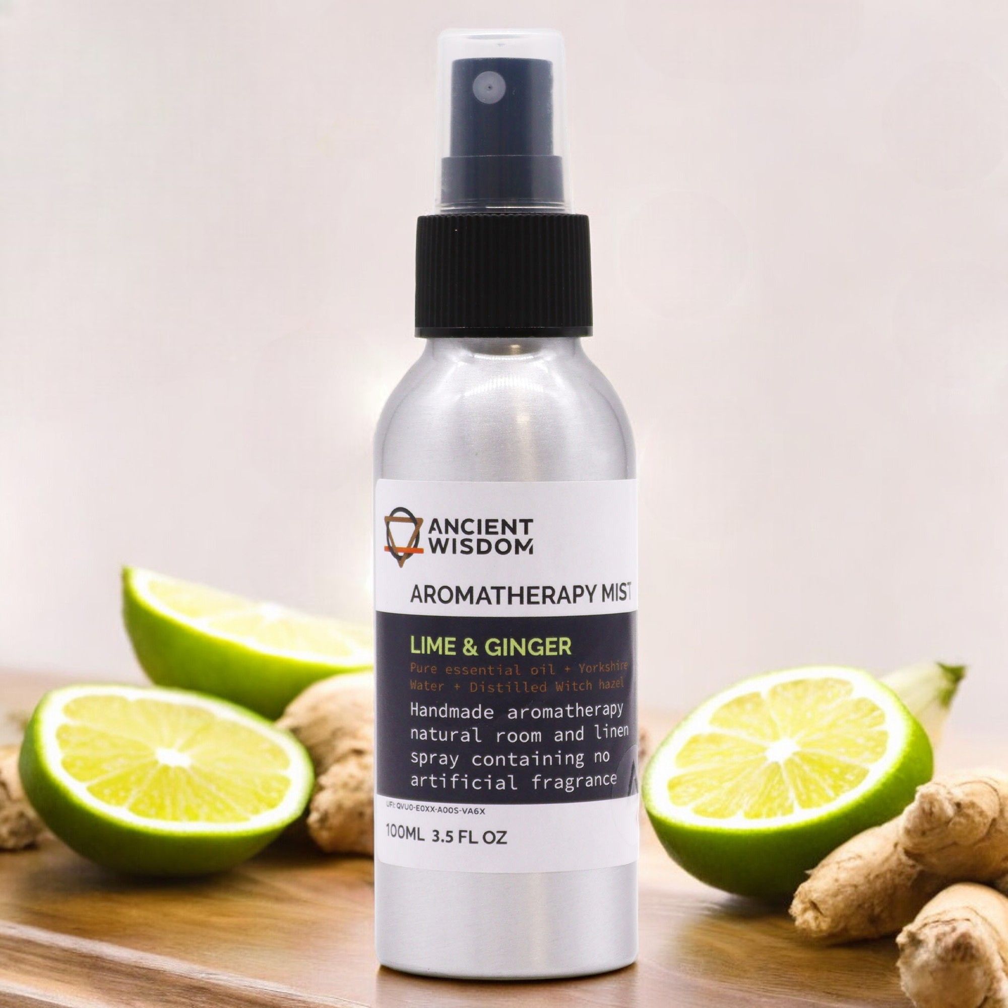 100ml Essential Oil Mist - Lime & Ginger - Image 2