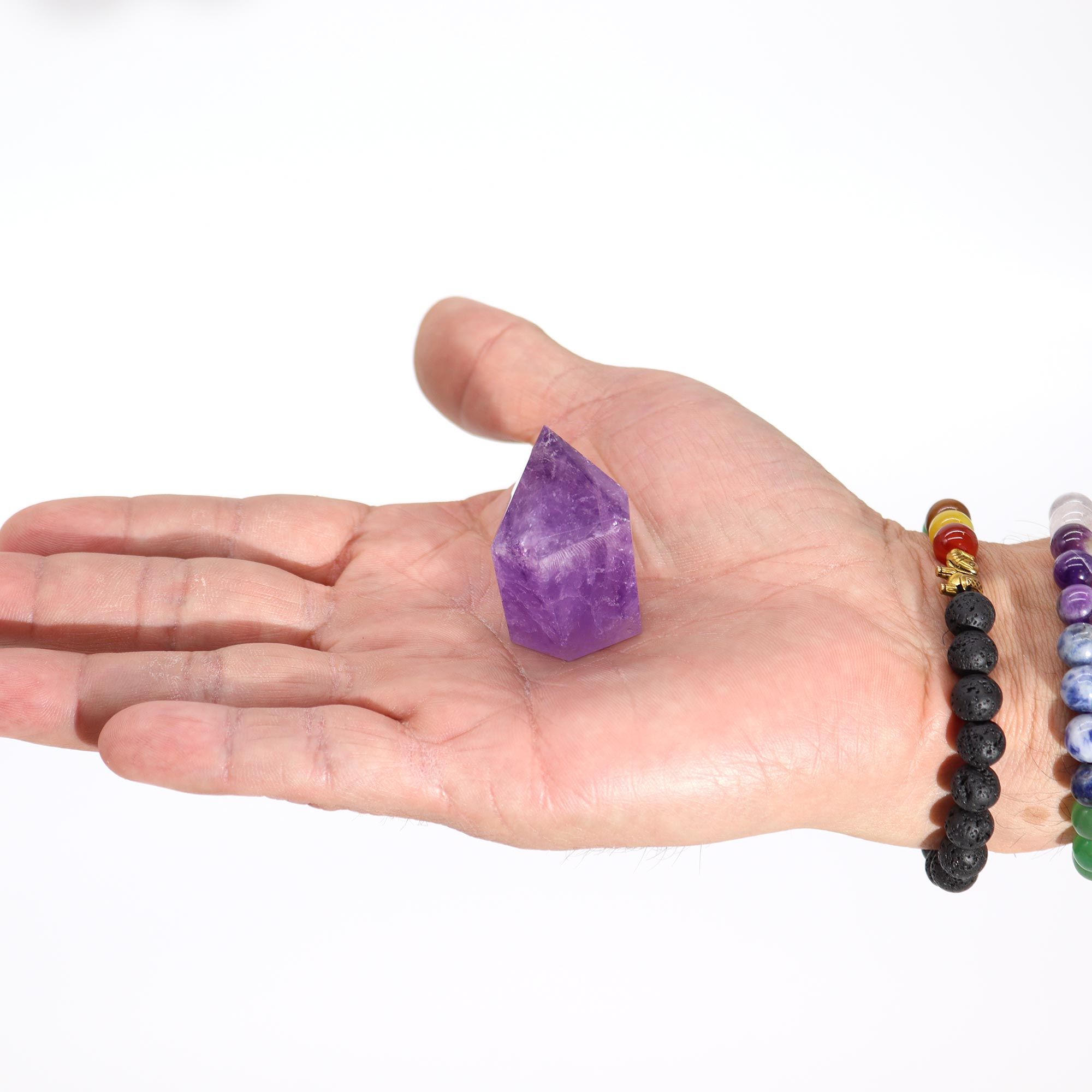 Small Rich Colour Amethyst Points (approx 4-5.5cm) - Image 4
