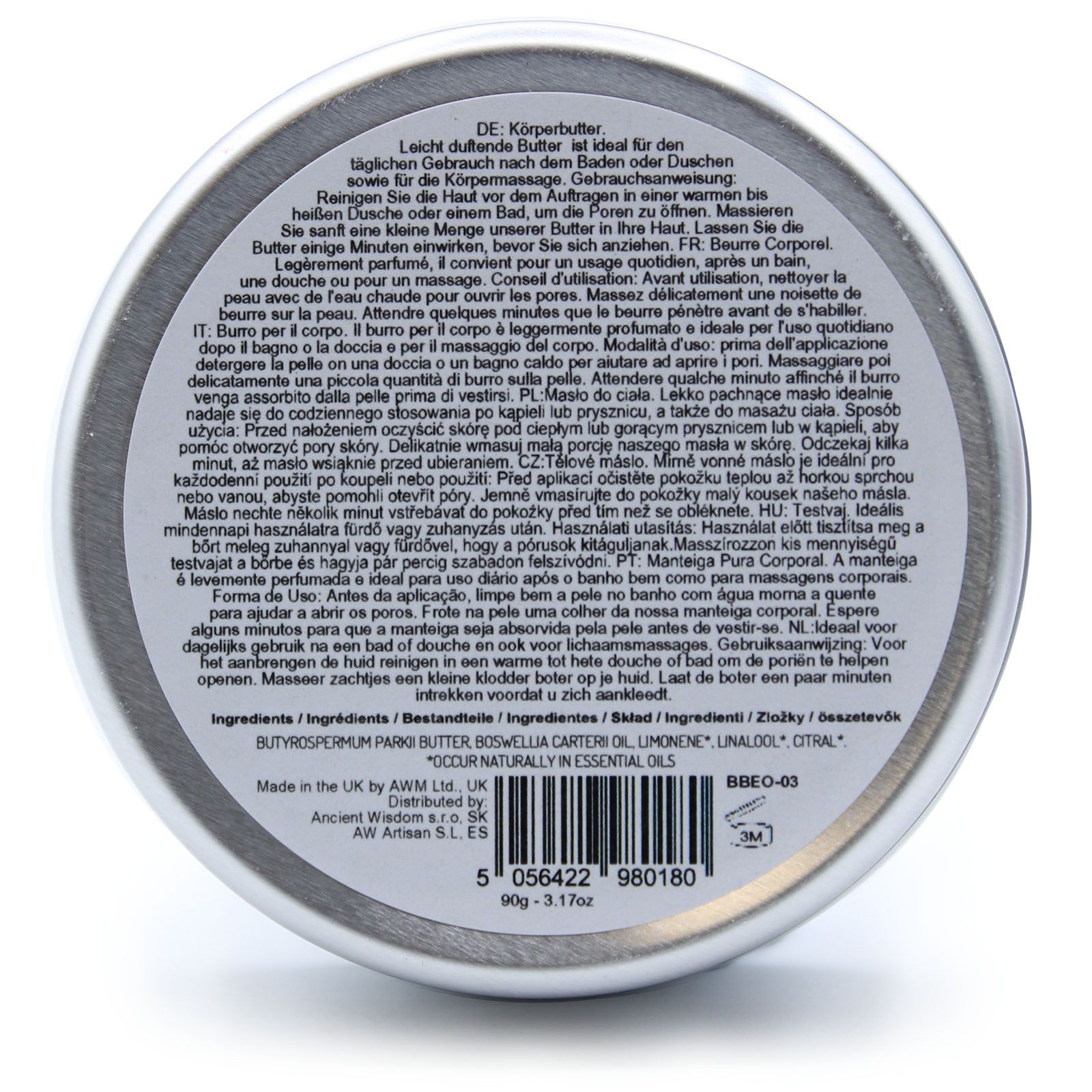 Aromatherapy Shea Body Butter 90g - Frankincense - Image 2