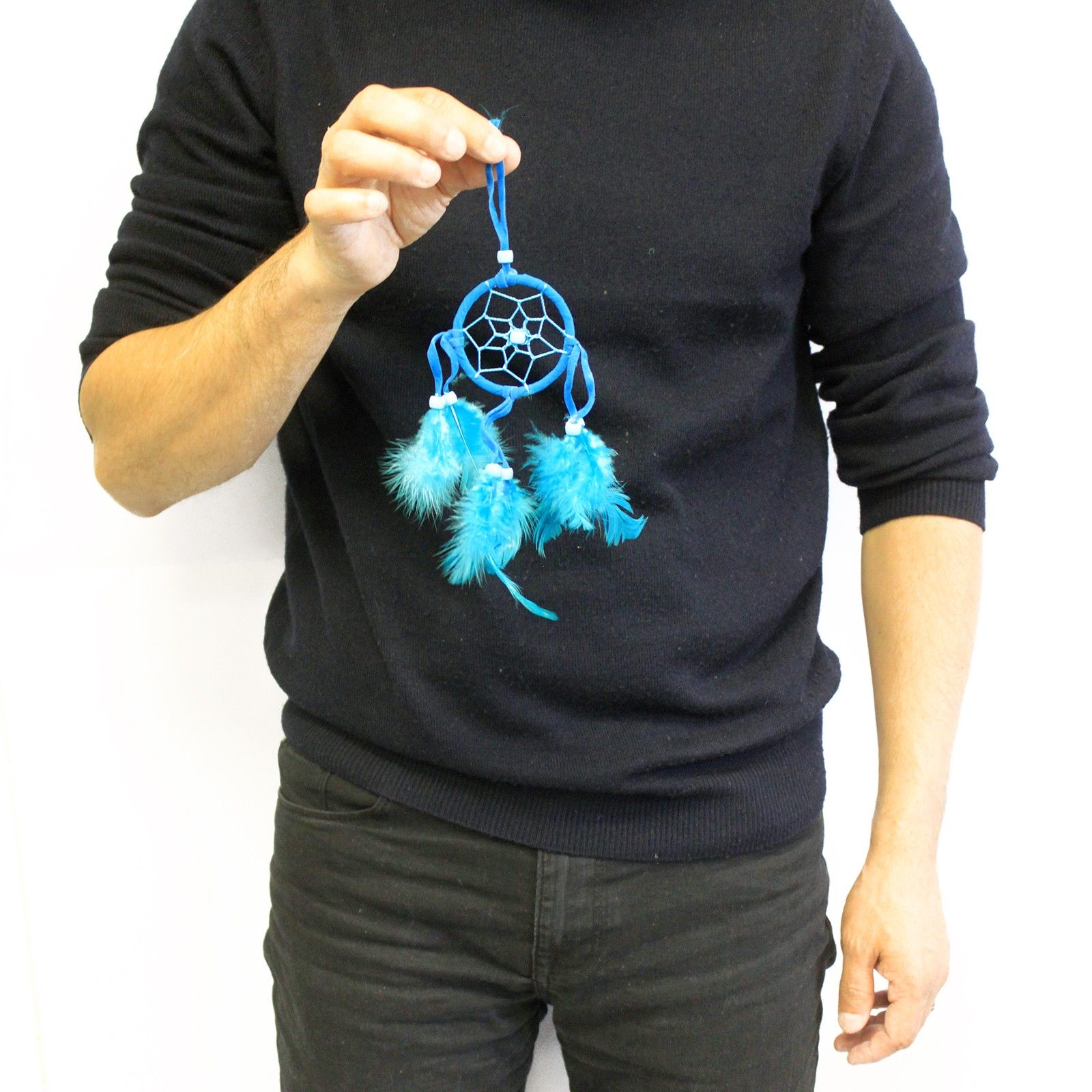 Bali Dreamcatchers - Small Round - Turq/Pink/Purp - Image 5