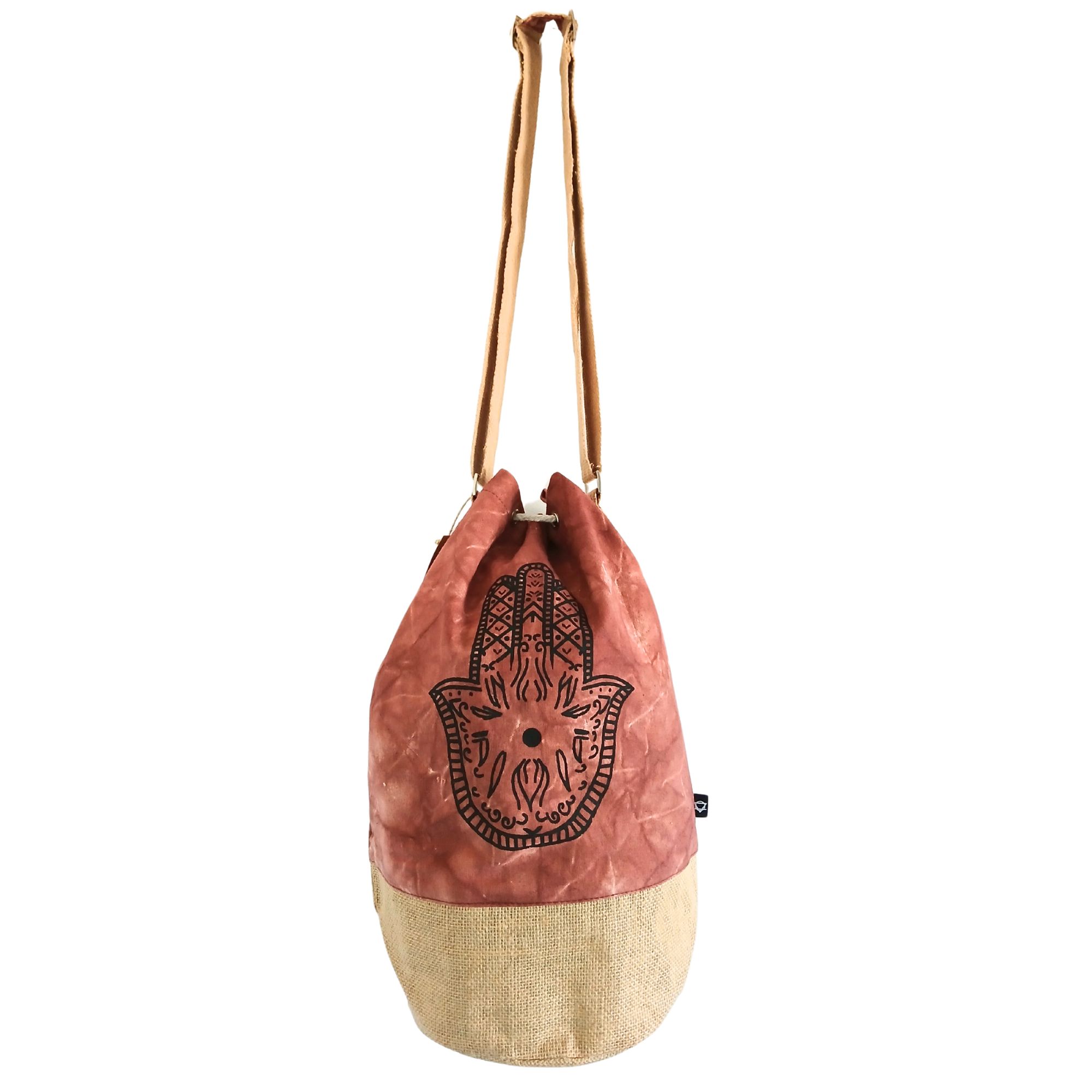 All Natural Backpack - Terracotta Stonewash - Hamsa - Image 3