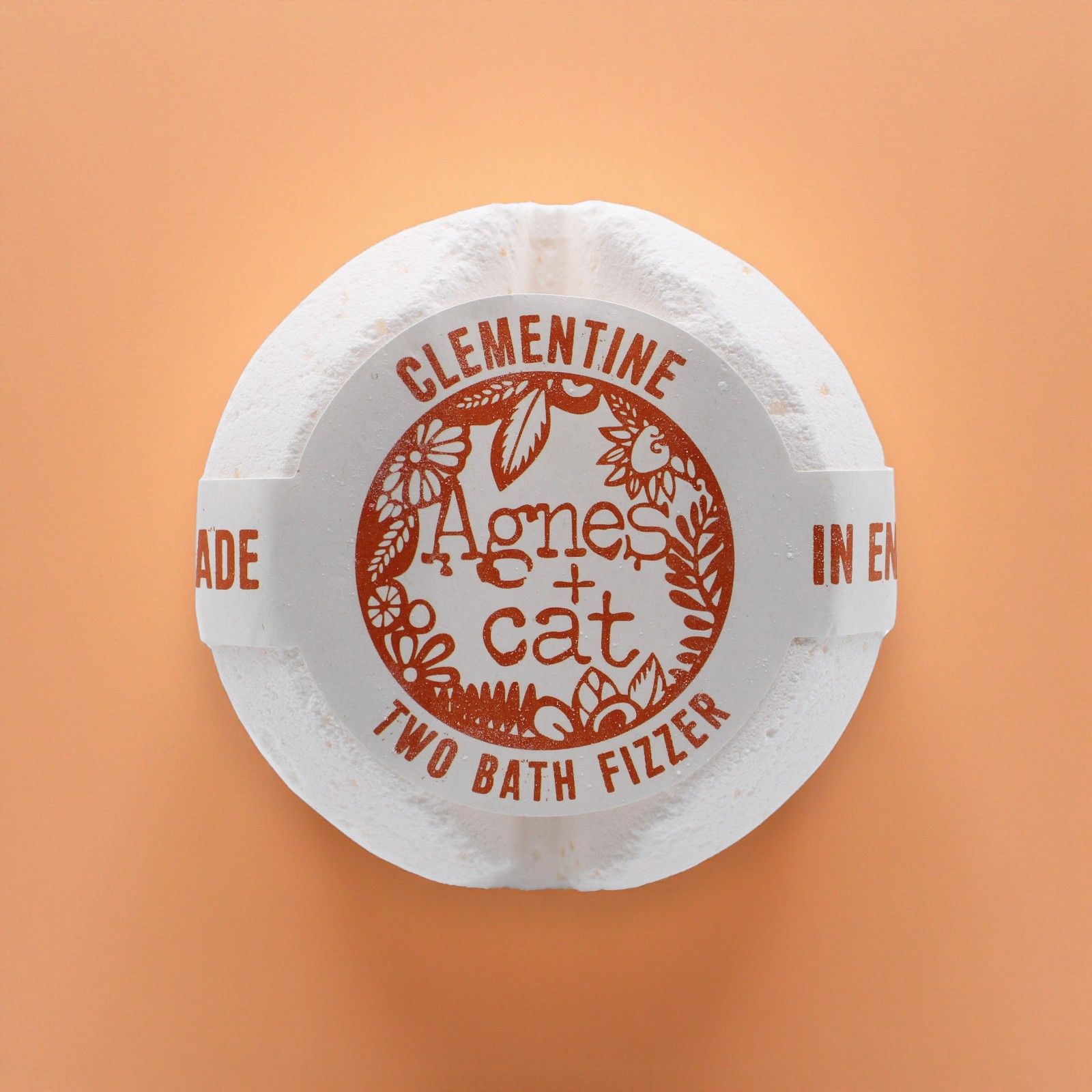 Agnes + Cat Bath Fizzer - Clementine - Image 2