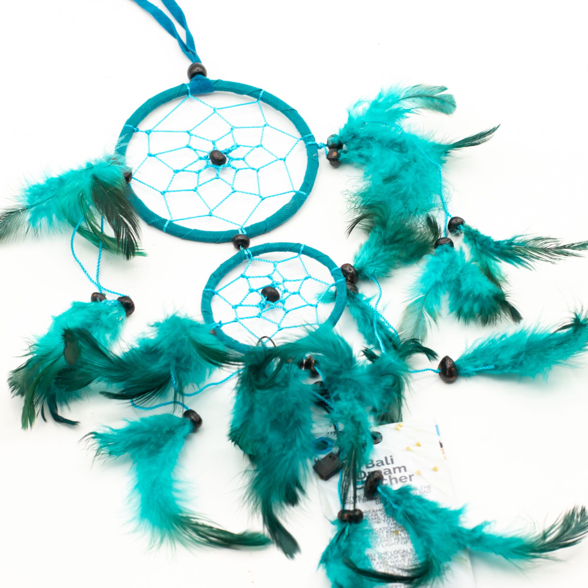 Bali Dreamcatchers - Medium Round - Turq/Pink/Purp - Image 3