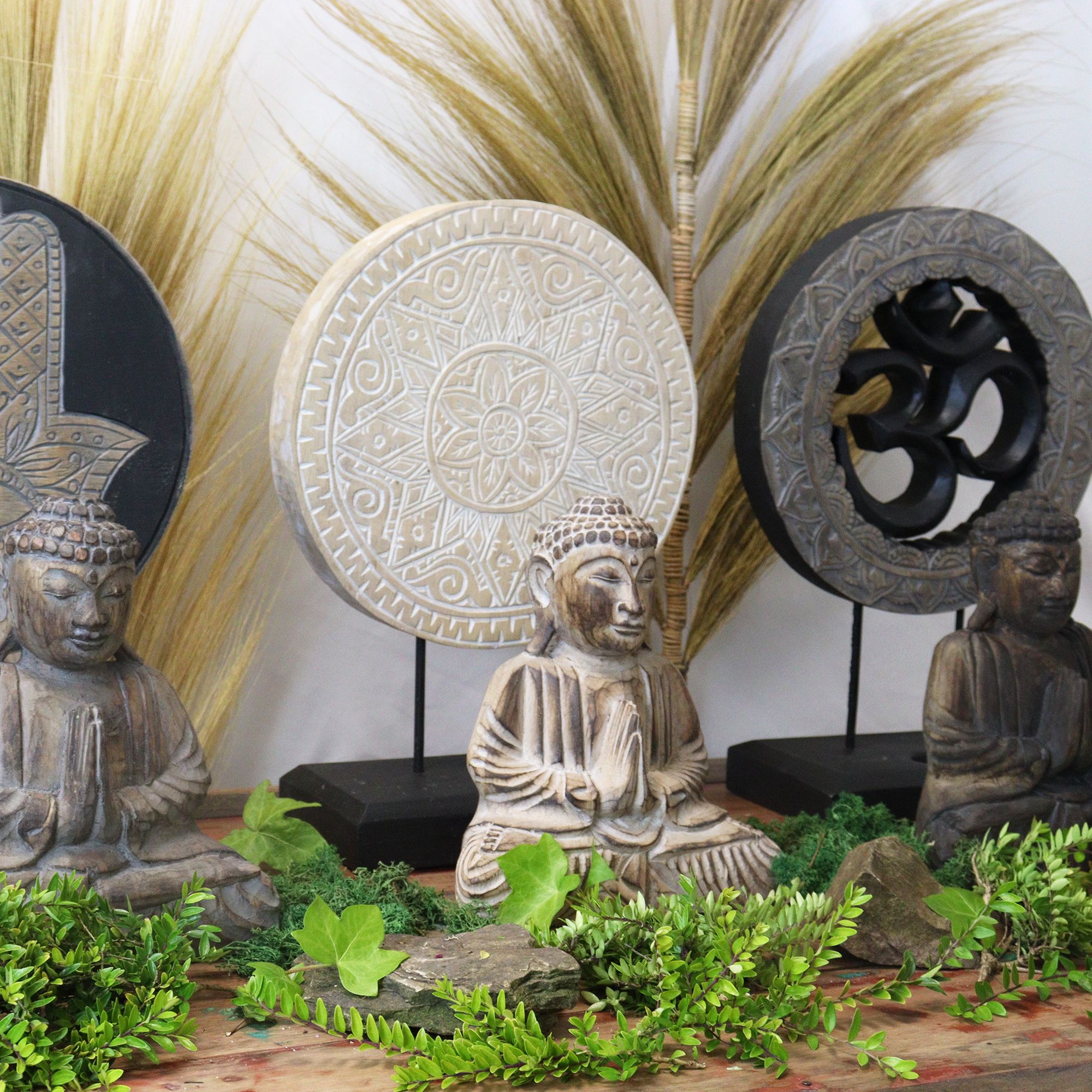 Buddha Feng Shui Set - Classic Mandala - Natural - Image 2