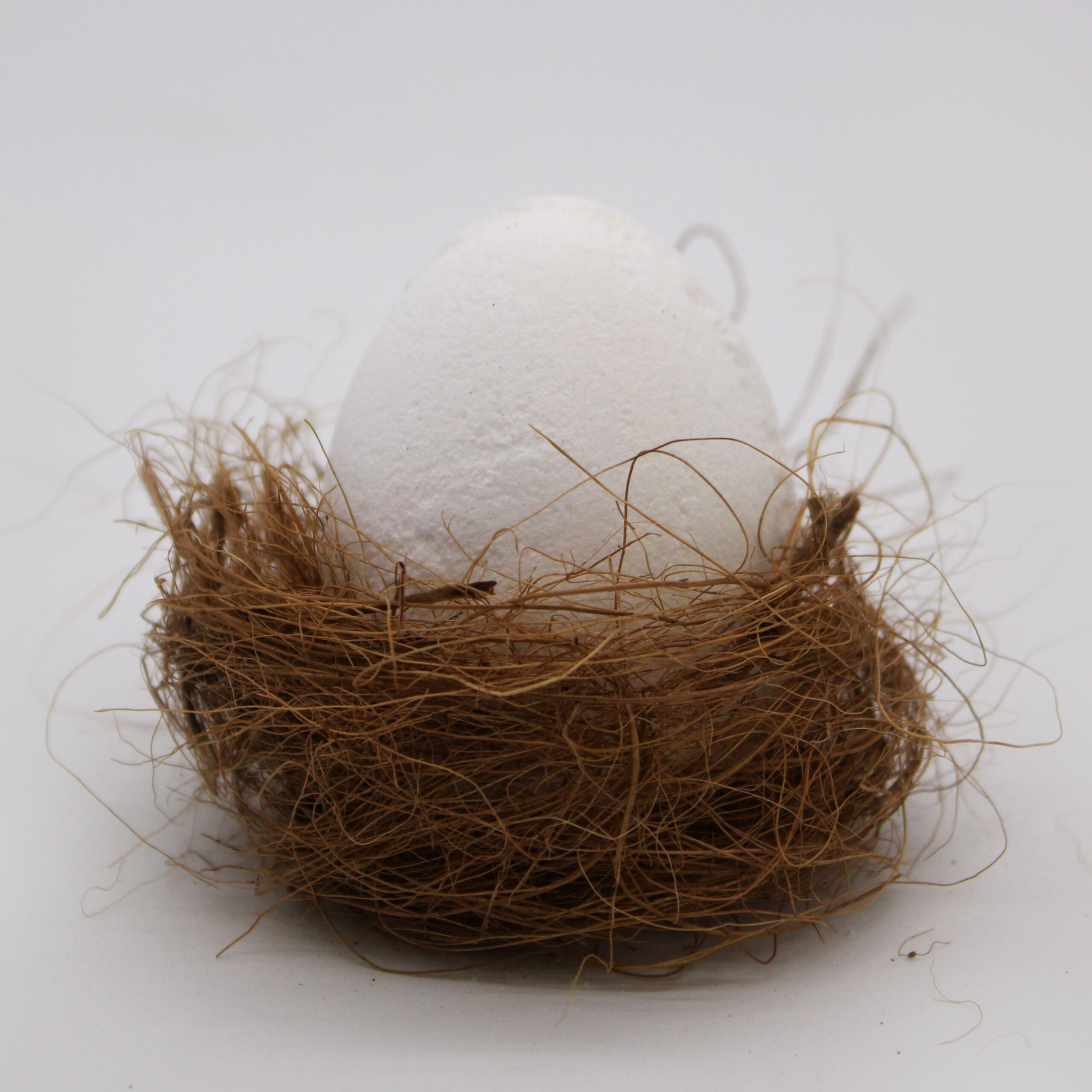 6 Bath Eggs in a Tray - Coconut - Image 2