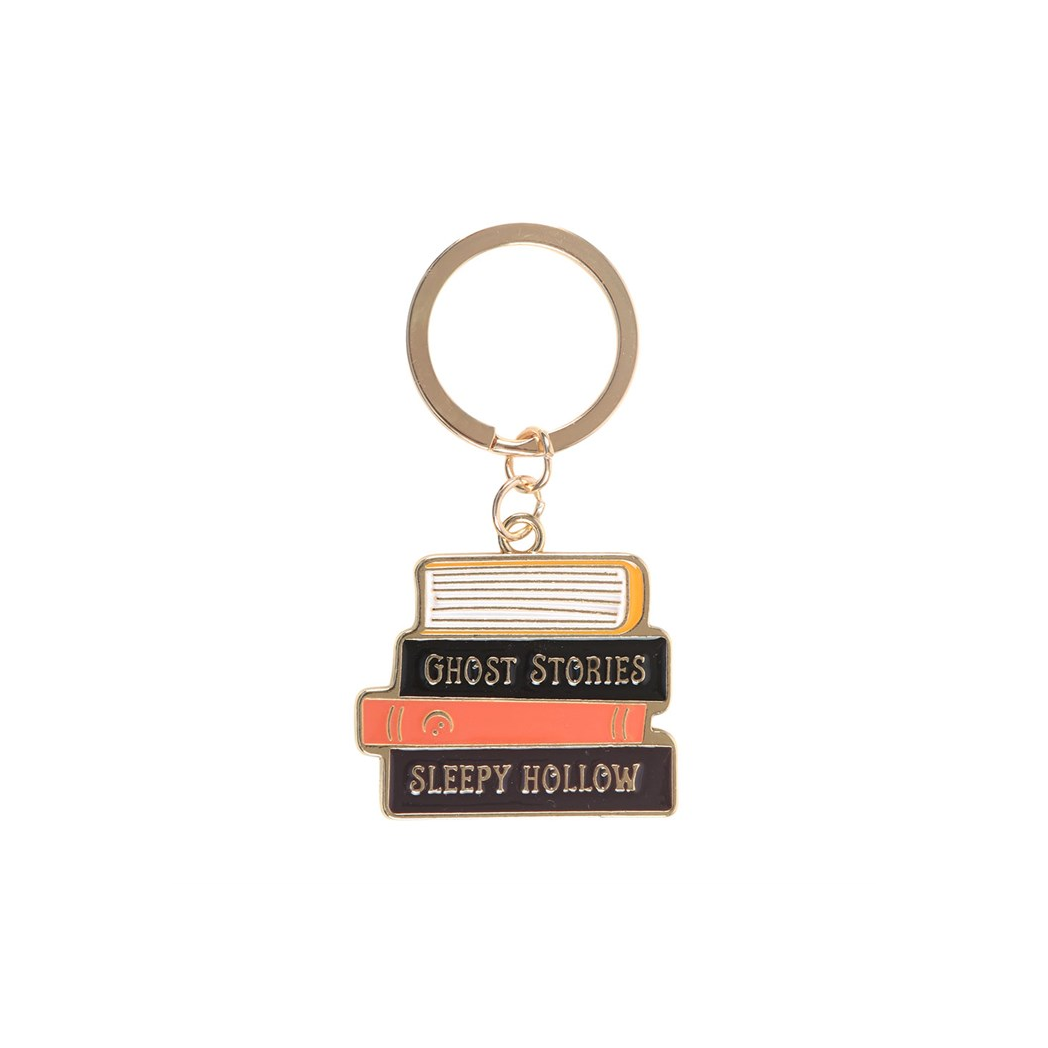 The Haunted Library Book Stack Keyring - Image 3