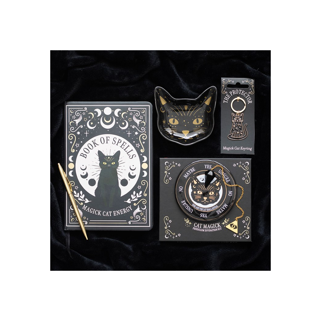 Magick Black Cat Face Trinket Dish - Image 5