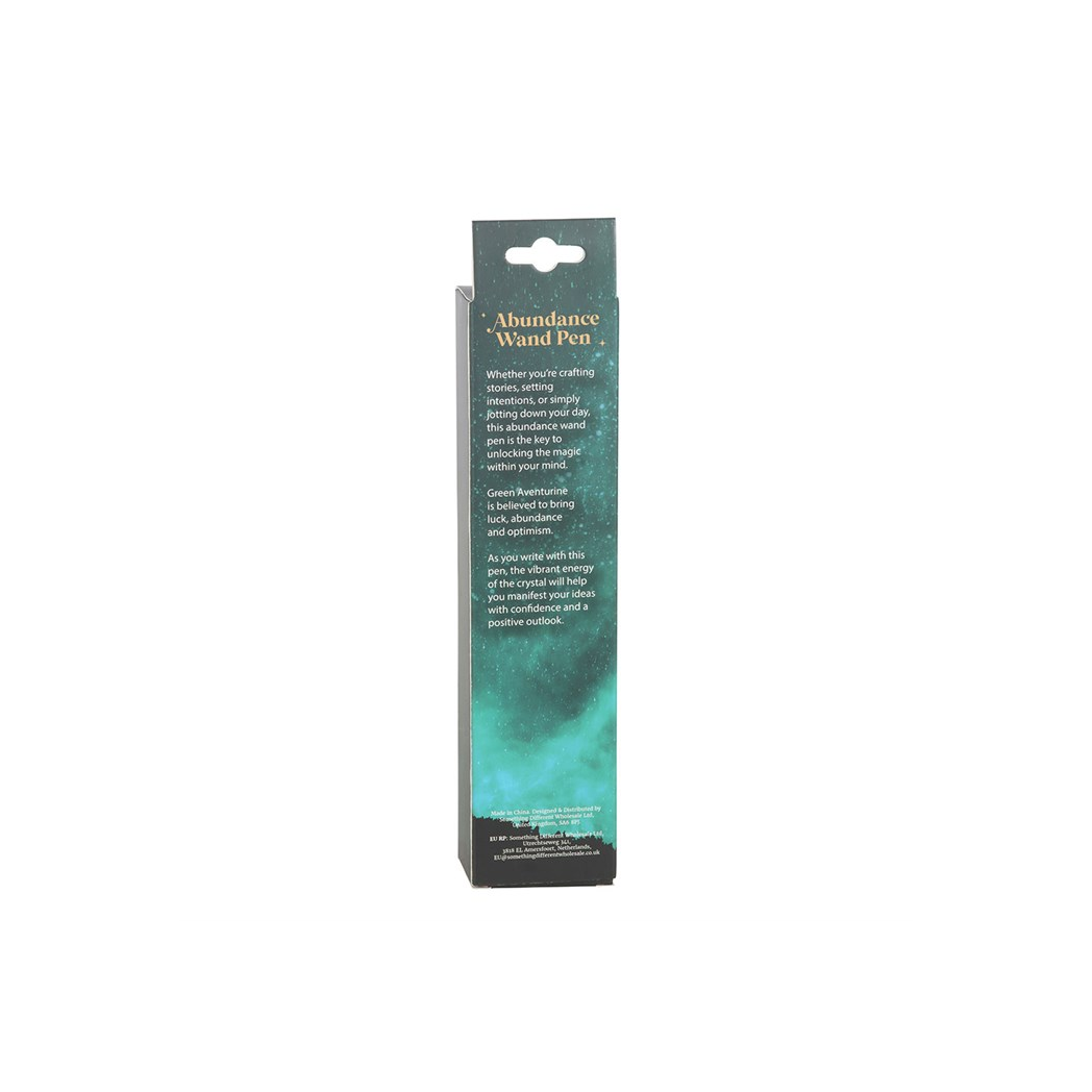 Abundance Green Aventurine Crystal Wand Pen - Image 3