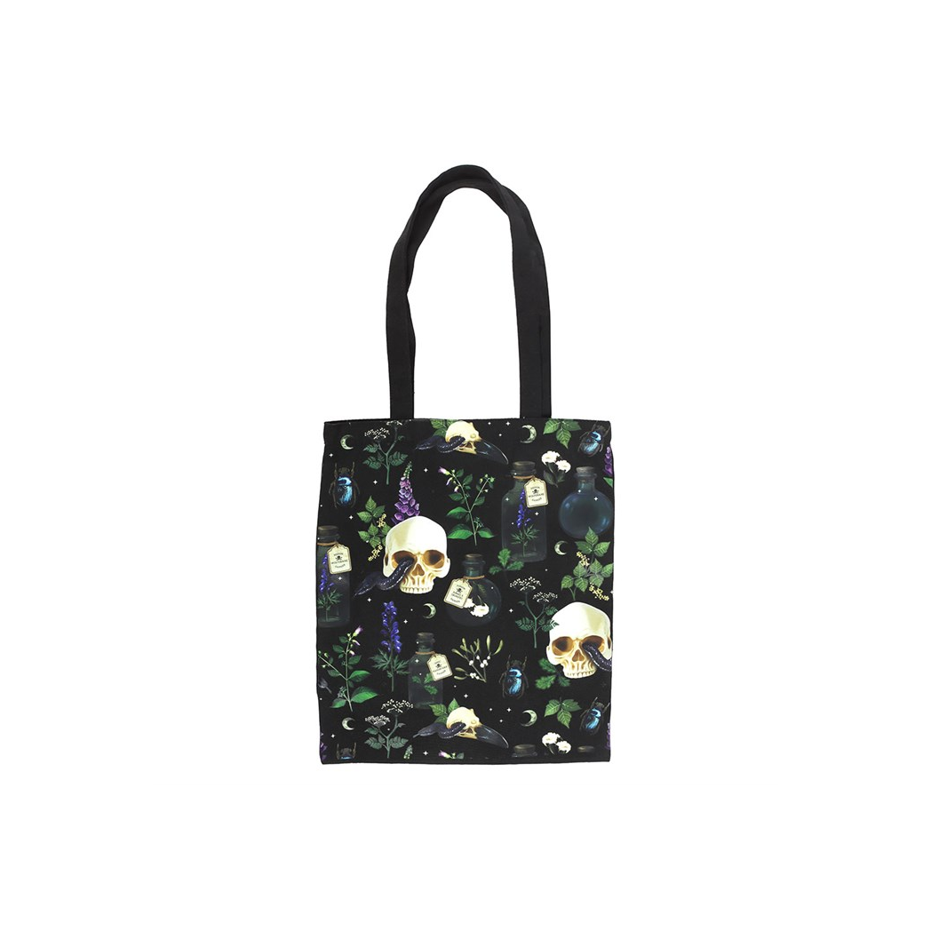 Venom & Vines Print Polycotton Tote Bag - Image 2
