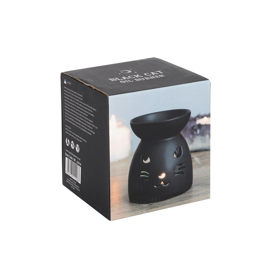 Black Cat Cut Out Oil Burner and Wax Warmer - Image 3