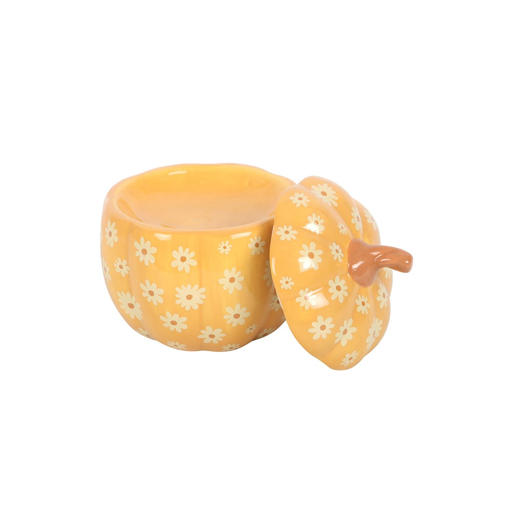 Groovy Floral Pumpkin Oil Burner - Image 3