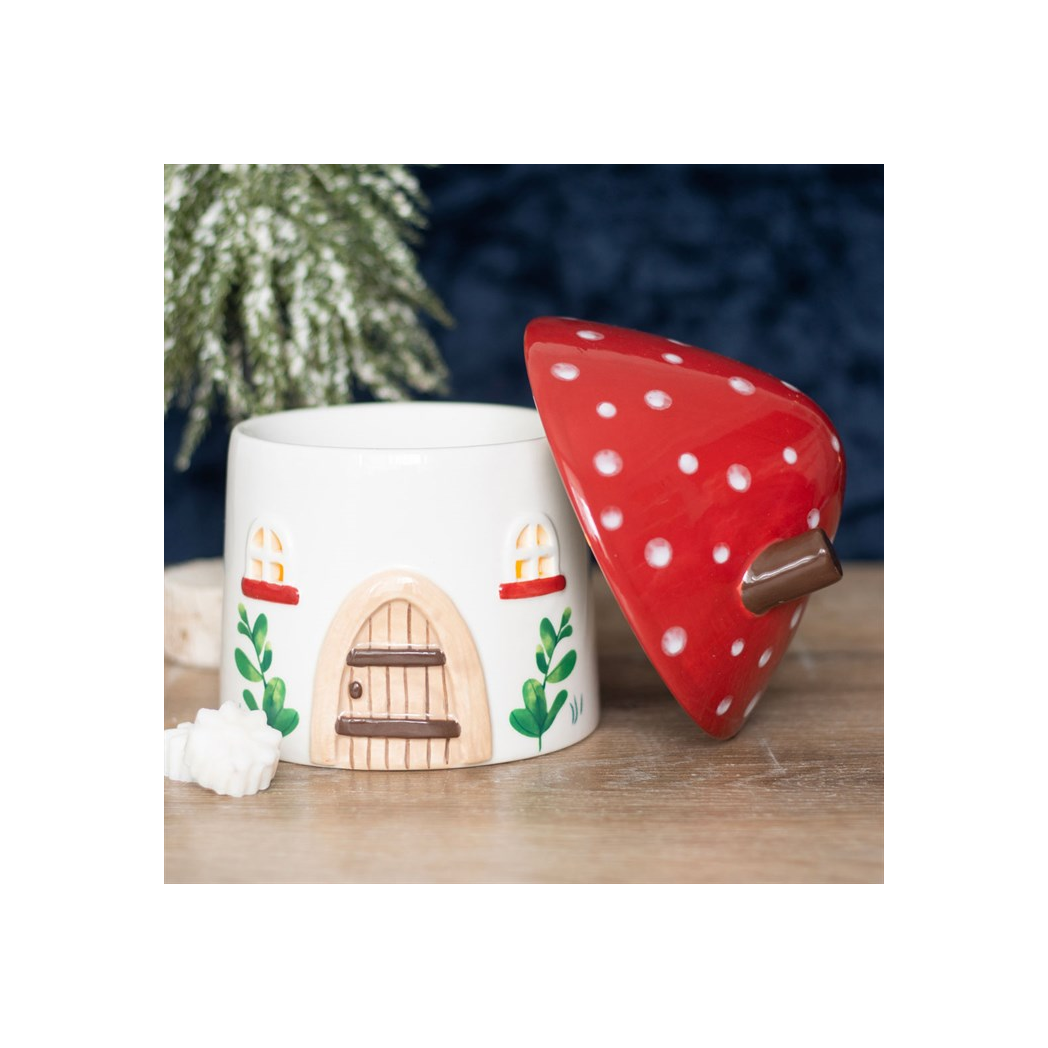Mushroom House Oil Burner and Wax Warmer - Image 2
