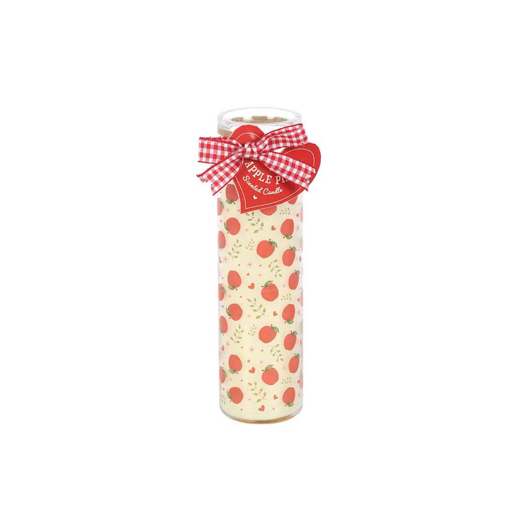 Apple Print Apple Pie Tube Candle - Image 2