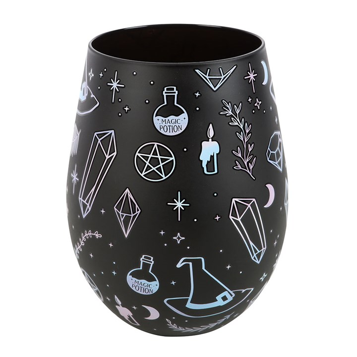 Crystal Witch Print Stemless Glass - Image 2