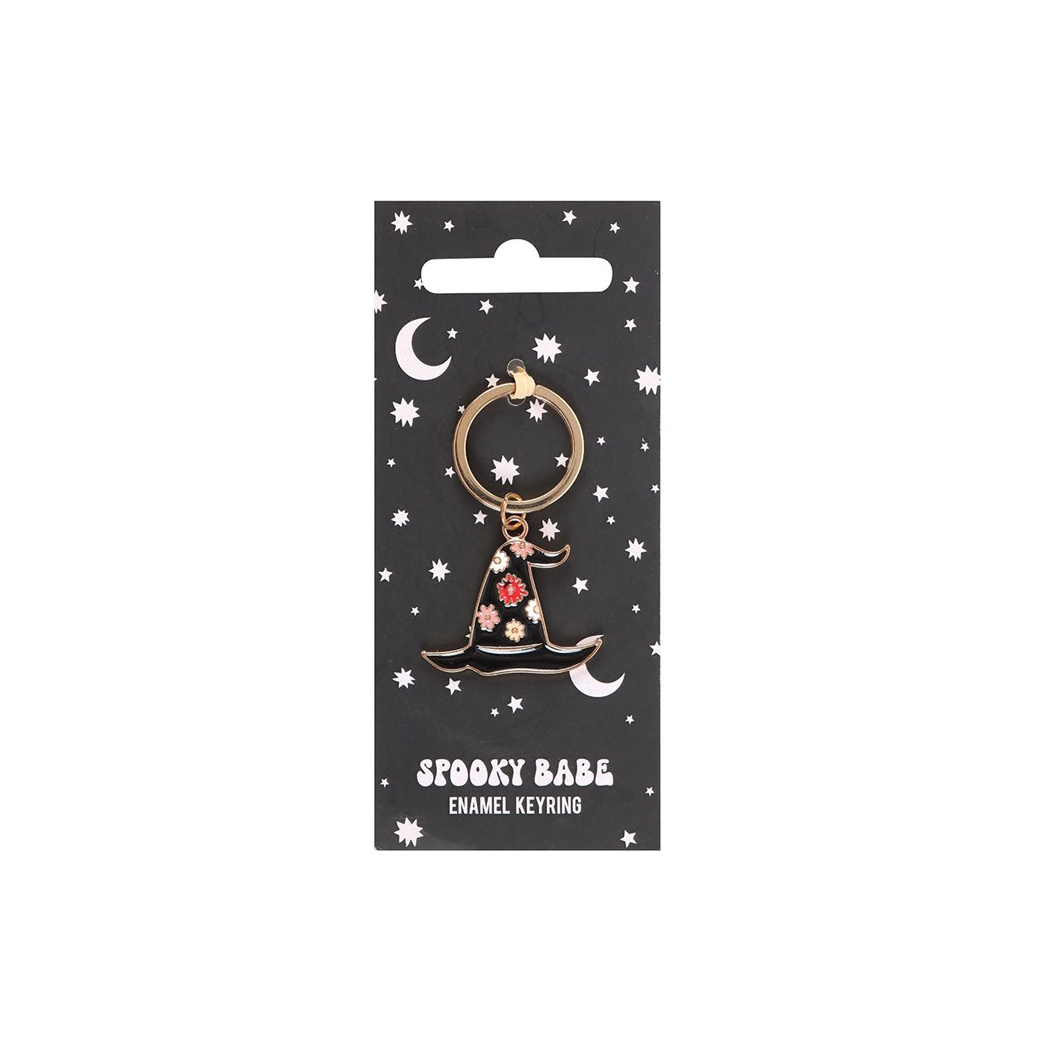 Spooky Babe Witch Hat Keyring - Image 2